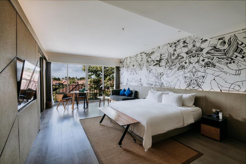 Artistic Hotel Room